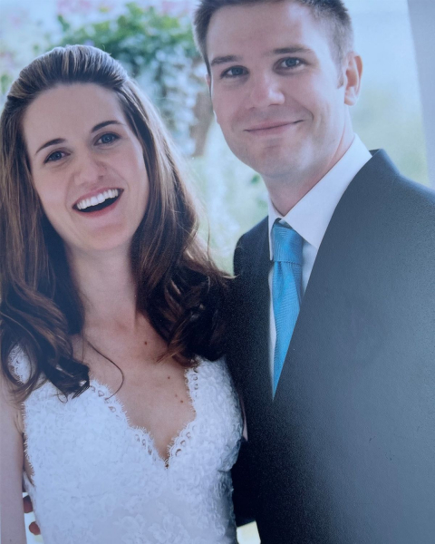 allure executive beauty director jenny bailly with husband wedding hair and makeup ideas